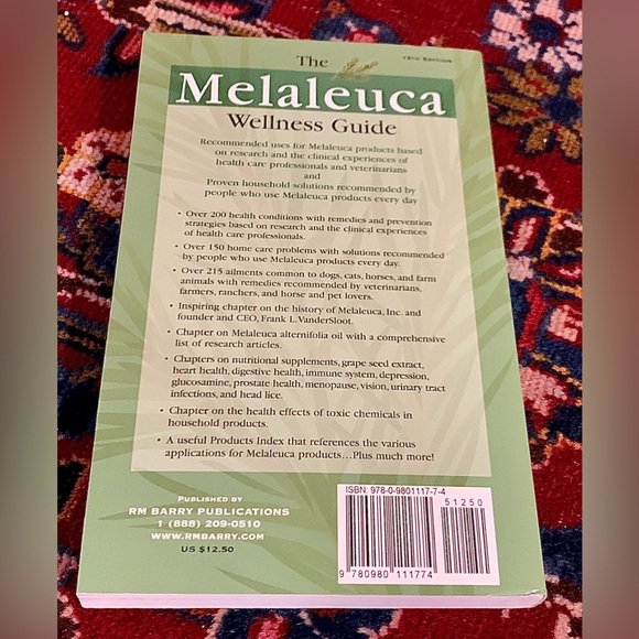 THE MELALEUCA WELLNESS GUIDE by RM Barry 15th Edition Paperback Book - Picture 2 of 5